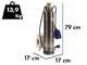 OUTLET - UTILIZZATO PER PROVA - Ribimex PRPVC751/43F - Pompa sommersa per pozzi - 750 W - Acque chiare