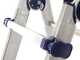 OUTLET - PICCOLI DIFETTI ESTETICI - Facal Briko Blu, 2x10 gradini, 5.12 mt - Scala in alluminio telescopica