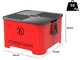 OUTLET - UTILIZZATO PER PROVA - Linea VZ Happy Rosso - Barbecue portatile a pellet
