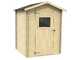 Alce Flavia 146x130 - Casetta da giardino in legno - Con finestra frontale - 146x130x194 cm