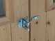 Alce Flavia 146x130 - Casetta da giardino in legno - Con finestra frontale - 146x130x194 cm