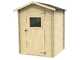 Alce Flavia 146x130 - Casetta da giardino in legno - Con finestra frontale - 146x130x194 cm
