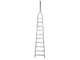 Scala agricola da potatura in alluminio S8000 10/1, 4mt, 10 gradini