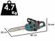 Bosch Professional BITURBO GKE 18V-40 - Elettrosega a batteria - 18V 8Ah - Lama da 40cm