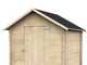 Alce Marcella 146x130 - Casetta da giardino in legno - Con tetto a due falde - 146x130x185 cm