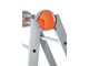 OUTLET - PICCOLI DIFETTI ESTETICI - Gierre Peppina A0010, 2x6 gradini, 2.63 mt - Scala in acciaio telescopica