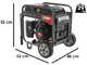 OUTLET - PICCOLI DIFETTI ESTETICI - GeoTech iG 3800 EVO - Generatore di corrente carrellato inverter a benzina 3.8 kW - Continua 3.5 kW Monofase