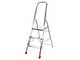 Scalandrino in alluminio con cavalletto Alice 3, 3 gradini, 1.27mt