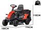 Ama AR566L - Rider trattorino rasaerba - Motore da 224cc