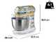 Ariete Positano - Impastatrice planetaria con testa sollevabile 5,5L