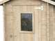 Alce Hobby 146x146 - Casetta da giardino in legno - Con finestra frontale - 146x146x204 cm