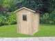 Alce Hobby 146x146 - Casetta da giardino in legno - Con finestra frontale - 146x146x204 cm