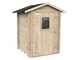 Alce Hobby 146x146 - Casetta da giardino in legno - Con finestra frontale - 146x146x204 cm