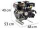 OUTLET - SENZA IMBALLO ORIGINALE - Comet APS41 - Motopompa alta pressione - Motore a benzina Loncin G200F