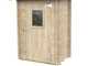 Alce Hobby 146x98 - Casetta da giardino in legno - Con finestra frontale - 146x98x197 cm