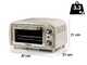 Ariete Vintage Beige - Forno elettrico statico - 10L 800W