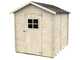 Alce Gaeta 178x218 - Casetta da giardino in legno - Con finestra frontale - Gaeta 178x218x205 cm