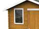Alce Livia 198x130 larice - Casetta da giardino in legno - Con finestra frontale - 198x130x205 cm