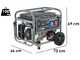 OUTLET - PICCOLI DIFETTI ESTETICI - BlackStone BG 11050 - Generatore di corrente a benzina con AVR 7.8 kW - Continua 7.5 kW Full-Power + ATS