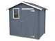 Alce Livia 198x130 grigio - Casetta da giardino in legno - Con finestra frontale - 198x130x205 cm