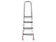 Scalandrino in alluminio con cavalletto Alice 4, 4 gradini, 1.49mt