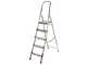 Scalandrino in alluminio con cavalletto Alice 5, 5 gradini, 1.71mt