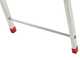Scalandrino in alluminio con cavalletto Alice 6, 6 gradini, 1.93 m - Altezza stimata operativa 2.32 m