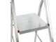 Scalandrino in alluminio con cavalletto Alice 6, 6 gradini, 1.93 m - Altezza stimata operativa 2.32 m