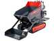 Benassi H660CS - Motocarriola cingolata - Cassone dumper idraulico con pala - Portata 600Kg - Cambio idrostatico