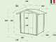 Alce Fiamma 178x273 - Casetta da giardino in legno - 178x273x226 cm