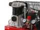 OUTLET - SENZA IMBALLO ORIGINALE - Fini Advanced MK 102-50-2M - Compressore aria elettrico monofase a cinghia - Motore 2 HP - 50 lt
