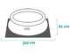 OUTLET - SENZA IMBALLO ORIGINALE - Intex Easy Set 28116NP - Piscina gonfiabile