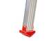 Scala in alluminio doppia 1031, 2x5 gradini, 1.20 m - Altezza stimata operativa 2.20 m