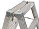 Scala in alluminio doppia 1031, 2x5 gradini, 1.20 m - Altezza stimata operativa 2.20 m