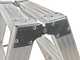 Scala in alluminio doppia 1031, 2x7 gradini, 1.70 m - Altezza stimata operativa - 2.70 m