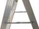 Scala in alluminio doppia 1031, 2x7 gradini, 1.70 m - Altezza stimata operativa - 2.70 m