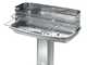 Ompagrill 60-40 Venus Inox - Barbecue a carbone