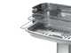 Ompagrill 60-40 Venus Inox - Barbecue a carbone