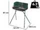 Ompagrill 60-40 Green - Barbecue a carbone