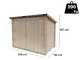 Alce Eureka 218x130 - Casetta da giardino in legno - Tetto monofalda - 218x130x167 cm