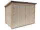 Alce Eureka 218x130 - Casetta da giardino in legno - Tetto monofalda - 218x130x167 cm