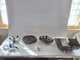 OUTLET - UTILIZZATO PER PROVA - Kit fresa cm 32 + coppia ruote ferro mm 350x50 per motocoltivatore