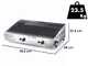 Ompagrill Double 4069/M - Plancha a gas