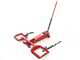 OUTLET - PICCOLI DIFETTI ESTETICI - Sollevatore professionale per trattorino rasaerba, elevatore, piattaforma elevatrice 800 Kg