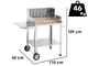 Ompagrill BetSteel 56690/X - Barbecue a legna e carbone