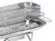 Ompagrill 60-40/XC Inox - Barbecue a carbone