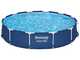 OUTLET - SENZA IMBALLO ORIGINALE - Bestway Steel Pro 56706 - Piscina Rotonda per 5-6 Persone