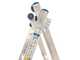 OUTLET - DIFETTI ESTETICI - Marchetti Azzurra A2, 2x8 gradini, 4.15 mt - Scala in alluminio allungabile