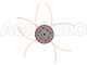 OUTLET - PICCOLI DIFETTI ESTETICI - GeoTech HPBC 550 - Decespugliatore a ruote a miscela a spinta
