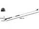 OUTLET - SENZA IMBALLO ORIGINALE - Volpi KV201 - Forbice elettrica da potatura su asta - 2X21.6V 4Ah